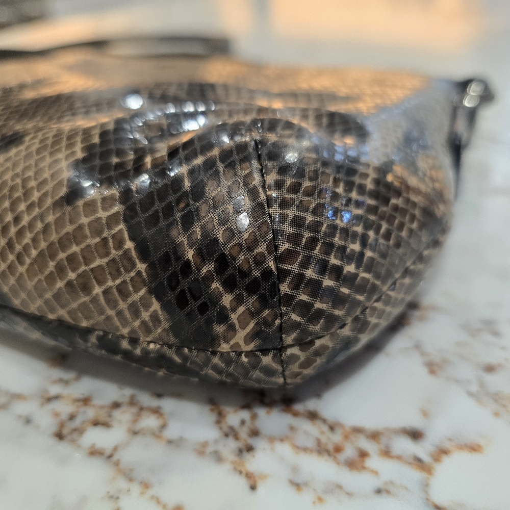 Vintage Coach Kristin Python Embossed Crossbody - image 5